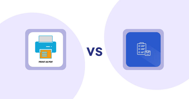 Shopify Product Display Apps: LitPDP ‑ Print as PDF vs Addify ‑ Products Table List
