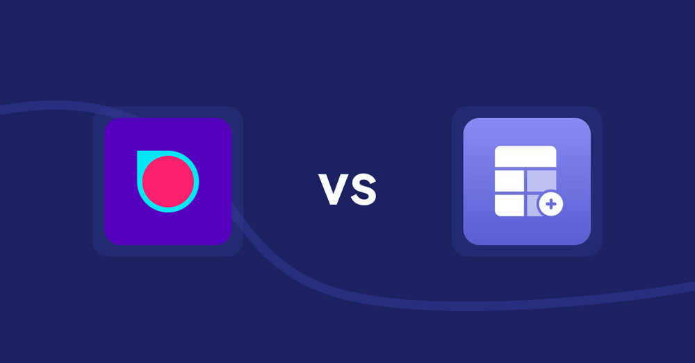Shopify Product Display Apps: Spotlight: Video Loops vs Eazy Specification Tags Table