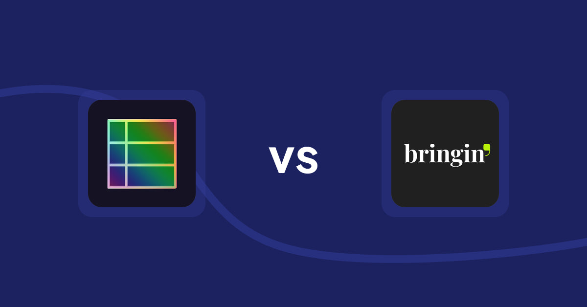 Shopify Product Display Apps: TableFlow Specification Table vs Bringin