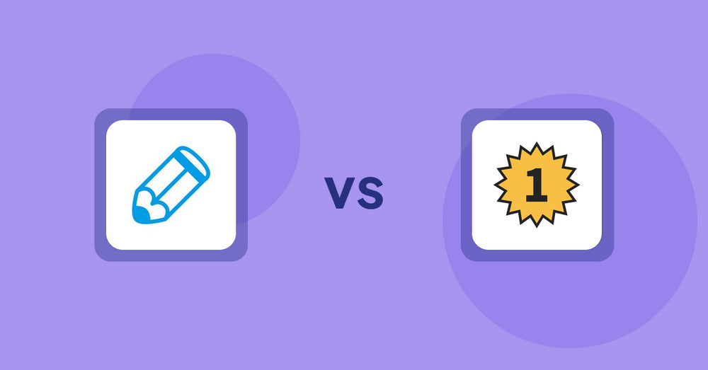 Shopify Product Display Apps: Writer Sofia vs. UR: Smart Ranking