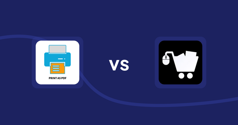 Shopify Product Display Apps: LitPDP ‑ Print as PDF vs LM Add To Cart Sticky