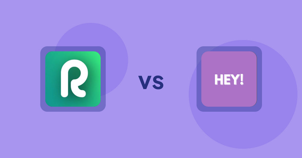 Shopify Product Display Apps: ReelTok Shoppable Videos + UGC vs Hey! Product Page Banner & Text