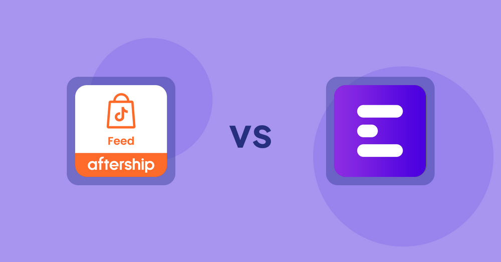Shopify Product Display Apps: AfterShip Feed for TikTok Shop vs. ANG Extra Menu