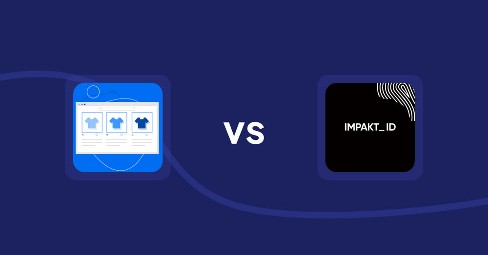 Shopify Product Display Apps: Hura Product Showcase Builder vs IMPAKT ID: fashion CO2 tracker
