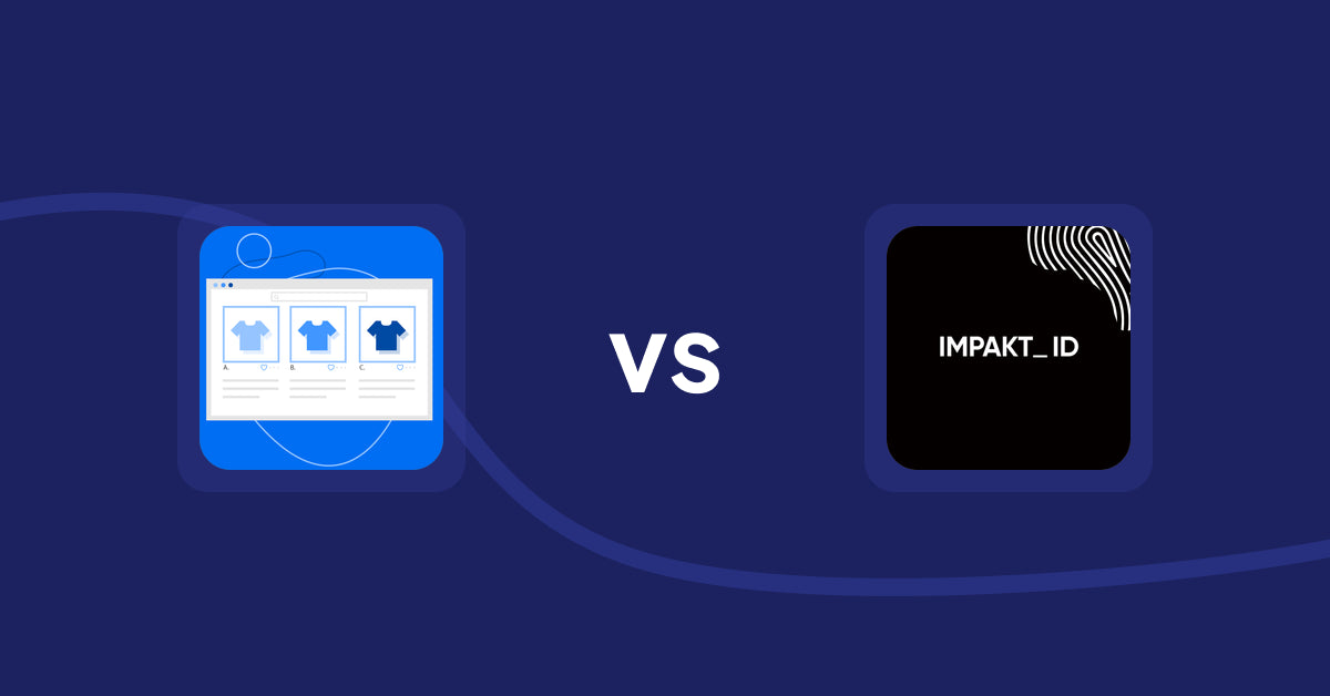 Shopify Product Display Apps: Hura Product Showcase Builder vs IMPAKT ID: fashion CO2 tracker
