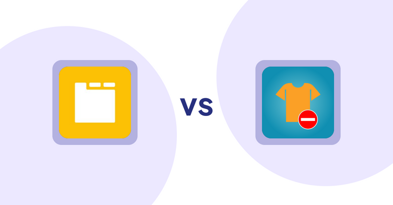 Shopify Product Display Apps: Ymq Product Tabs vs Products Unavailable