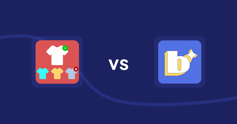 Shopify Product Display Apps: ST: Product & Collection Sort vs Because: CRO + Personalization