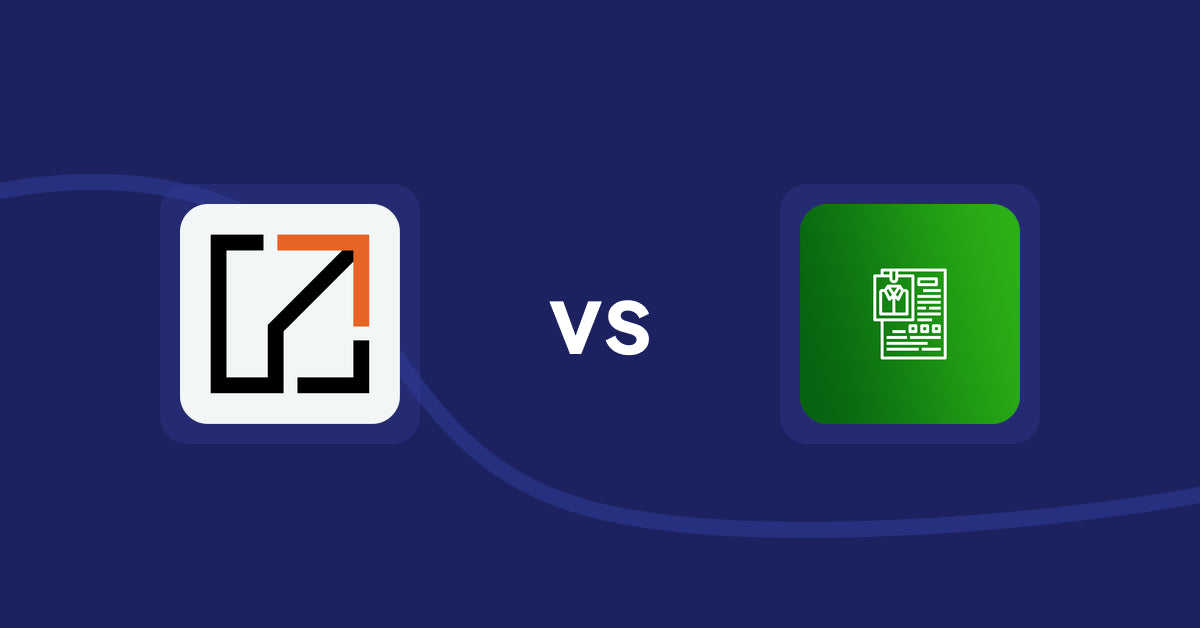 Shopify Product Display Apps: OT | Collection Sort & Manage vs. OC Product Size Chart