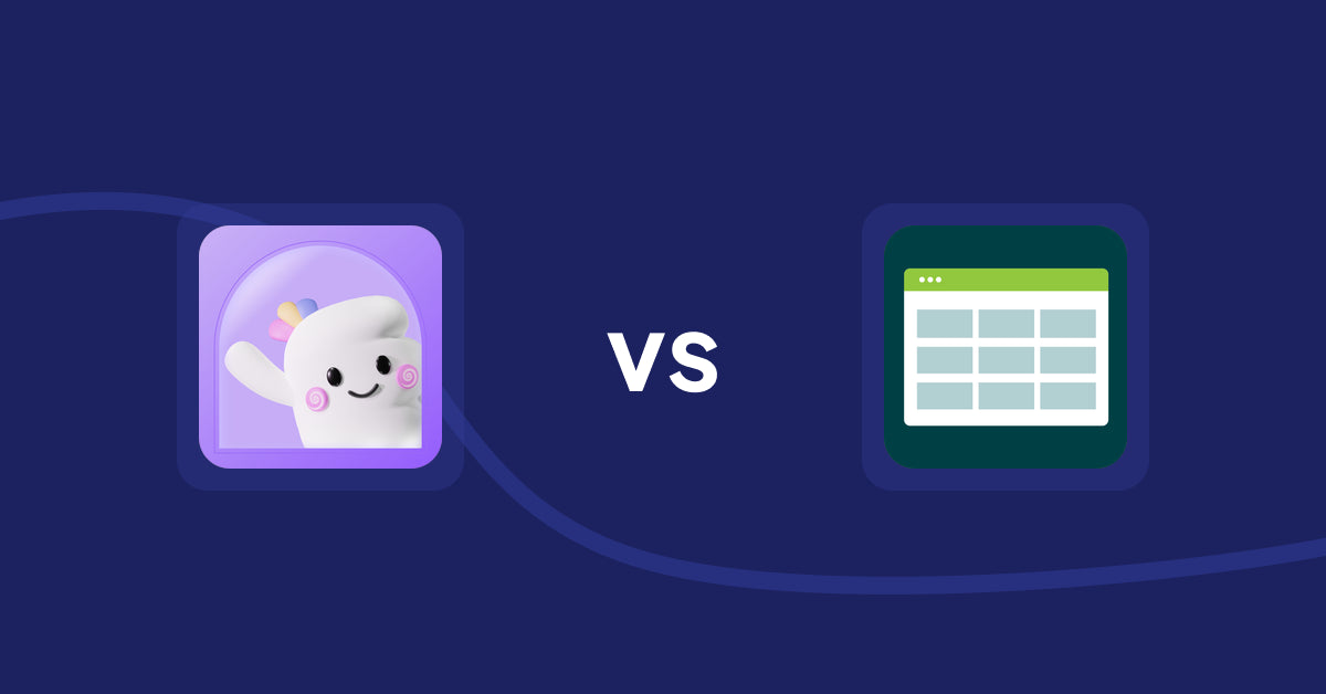Shopify Product Display Apps: Easify Product Attachments vs Product Table