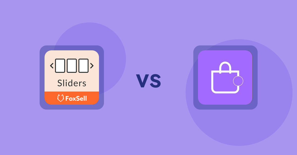 Shopify Product Display Apps: FoxSell Slider & Carousel vs. ShowMe: Product Showcases