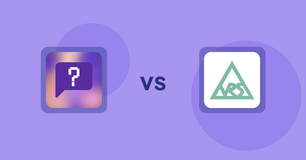 Shopify Product Display Apps: FAQbucket ‑ Help Center & FAQ vs. VRSHOPii