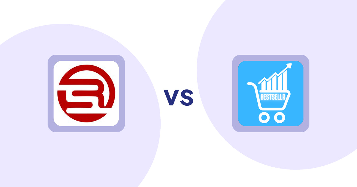 Shopify Product Display Apps: Robosize: AI Size Recommender vs. Bestsellr