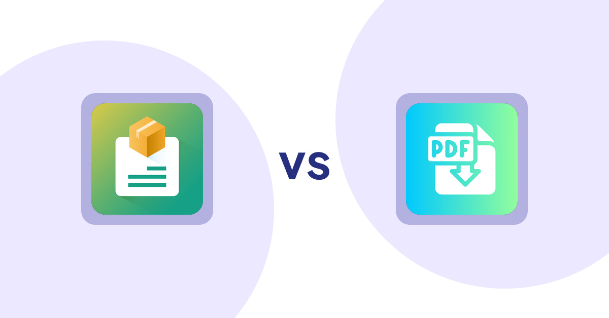 Shopify Product Display Apps: Product Descriptions by AMP vs Hukify ‑ PDF Catalog Printer