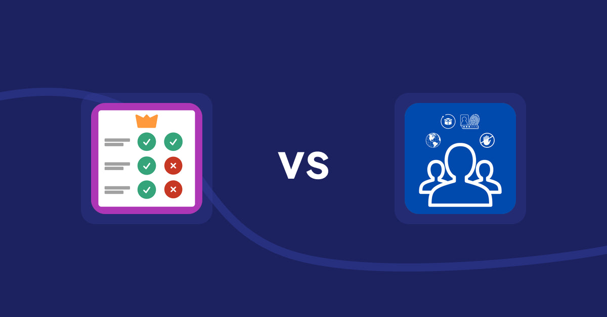 Shopify Product Display Apps: Pretty Comparison Tables vs Customer's Products Manager