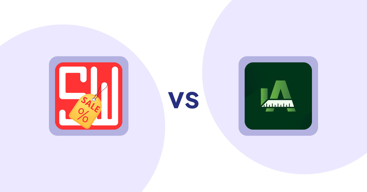 Shopify Product Display Apps: Super Watermarks ‑ Badges vs Easy Size Chart by Akeans