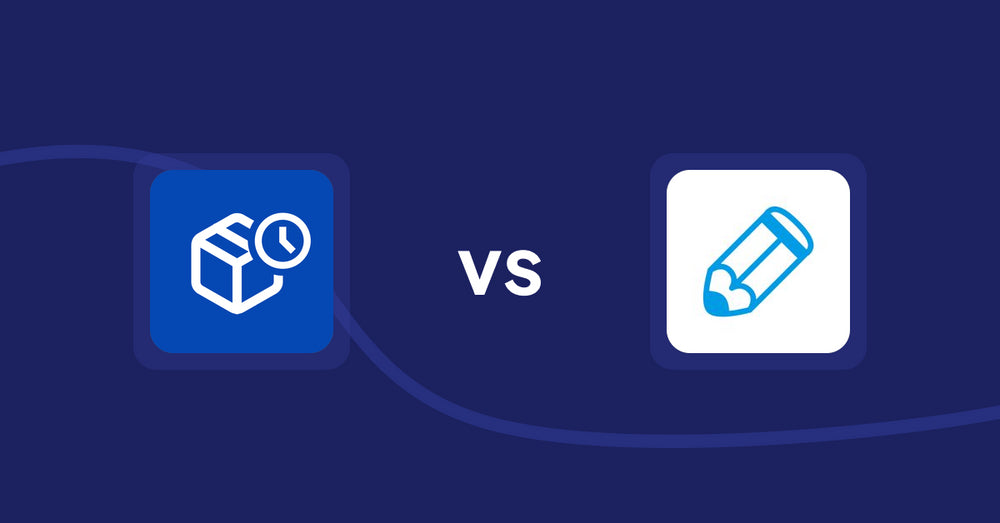 Shopify Product Display Apps: PreOrder Alpha vs. Writer Sofia