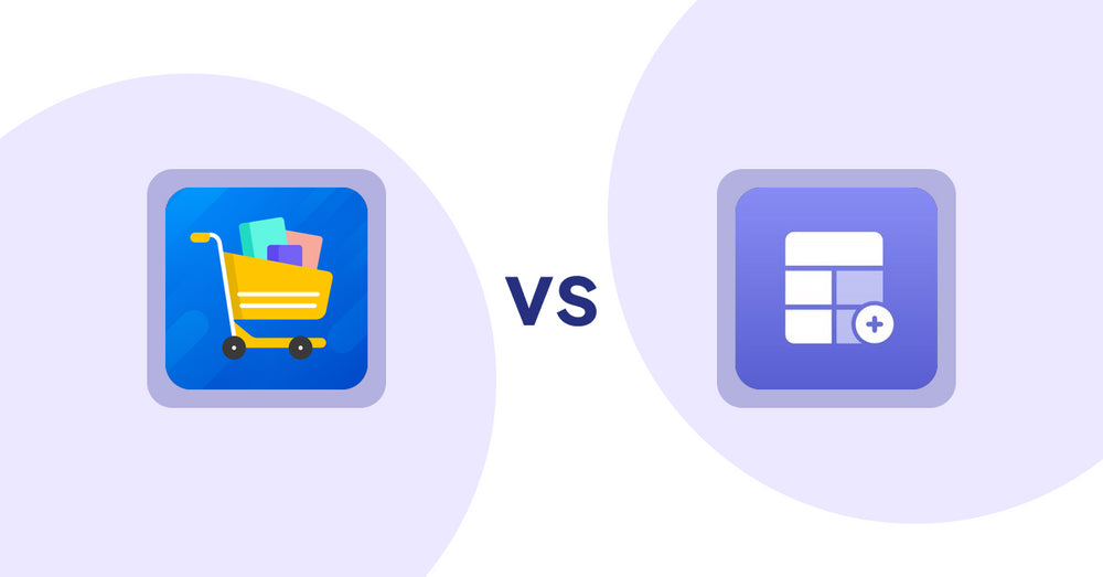 Shopify Product Display Apps: Prezen Wholesale Order vs Eazy Specification Tags Table