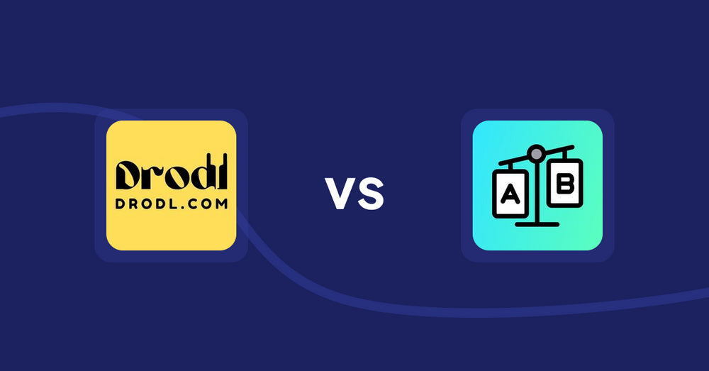 Shopify Product Display Apps: Drodl: Hide SoldOut Products vs Spec & Compare