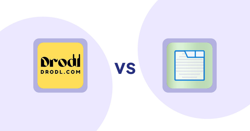 Shopify Product Display Apps: Drodl: Hide SoldOut Products vs. Ecom Product Descriptions
