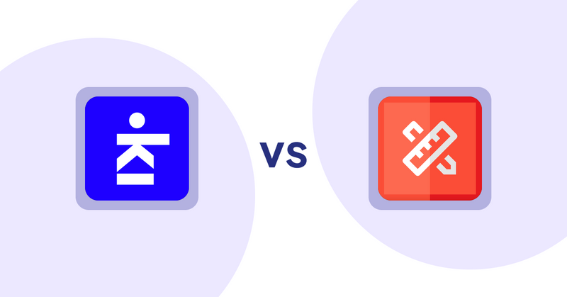 Shopify Product Display Apps: Kickflip - Customize Products vs RT: Size Chart, Size Guide