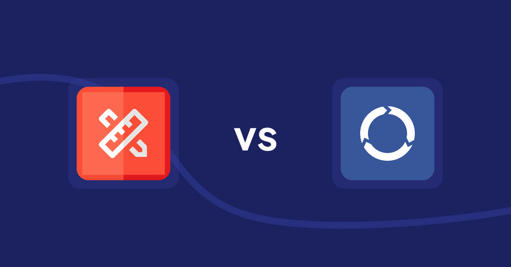 Shopify Product Display Apps: RT: Size Chart, Size Guide vs Xeon ‑ Hide Sold Out