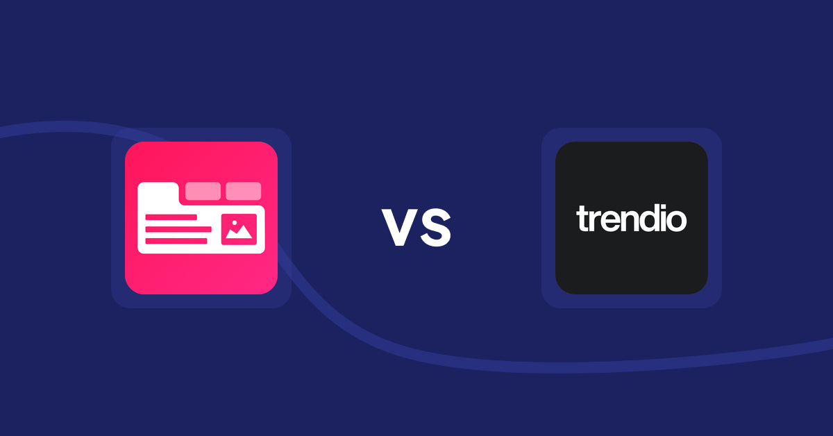 Shopify Product Display Apps: Tabs+ Product Descriptions vs Trendio