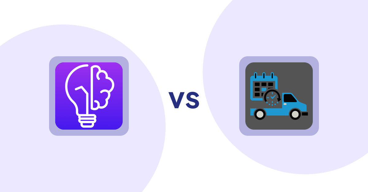 Shopify Product Display Apps: GoWise: AI Product Description vs H3 Estimated Delivery