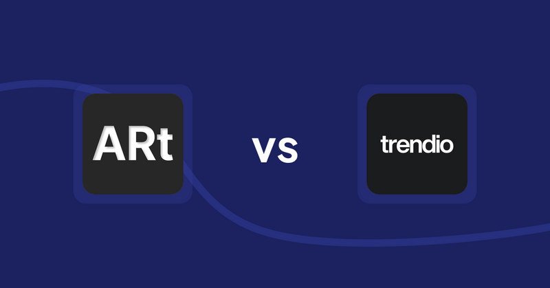 Shopify Product Display Apps: Wall Art Viewer AR vs. Trendio