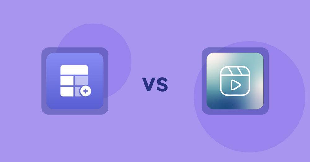 Shopify Product Display Apps: Eazy Specification Tags Table vs Reelify ‑ Shoppable Reel Video