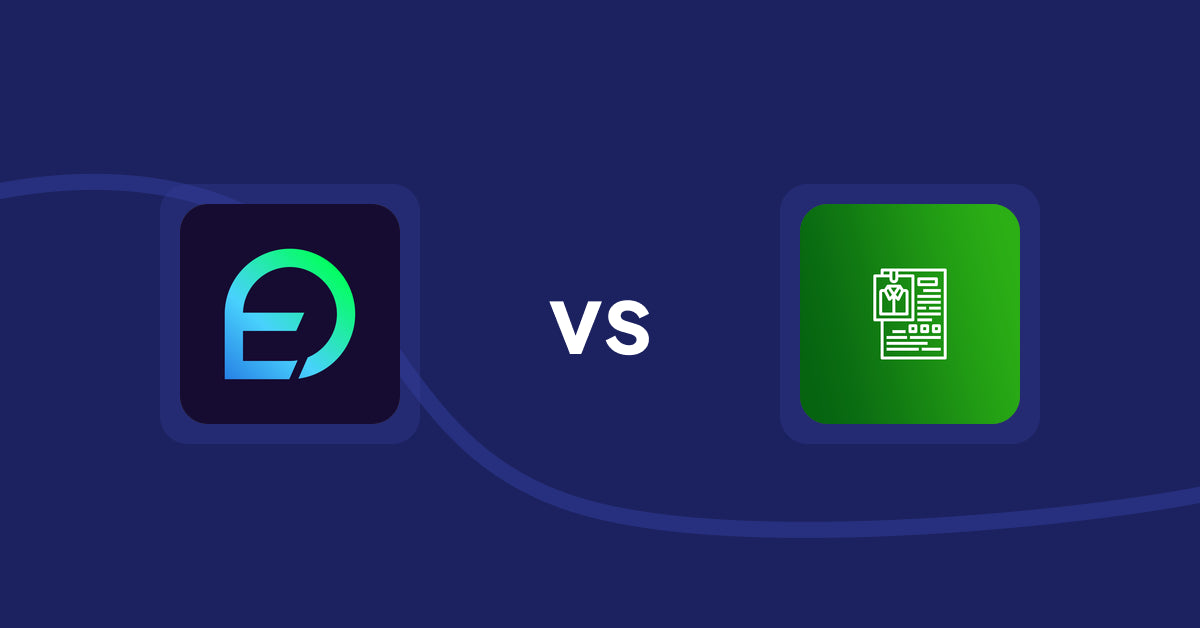 Shopify Product Display Apps: EasyDisplay: Product Showcase vs OC Product Size Chart