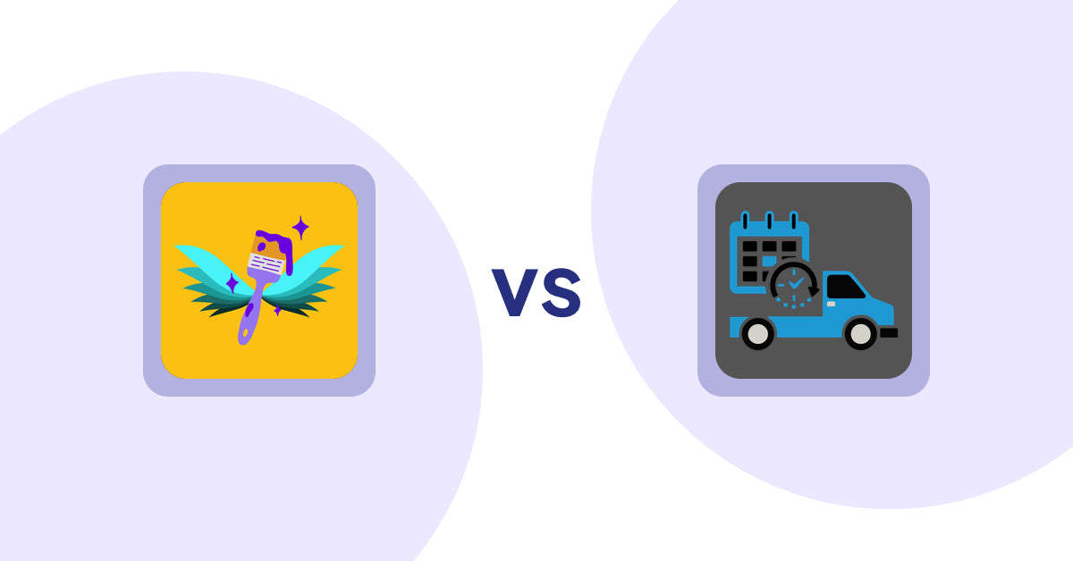 Shopify Product Display Apps: Badgfly ‑ Product Personalizer vs H3 Estimated Delivery
