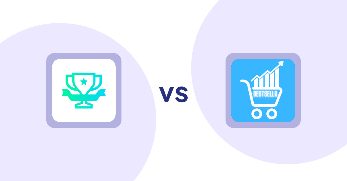 Shopify Product Display Apps: らくらくランキング表示アプリ｜リテリア Ranking vs Bestsellr