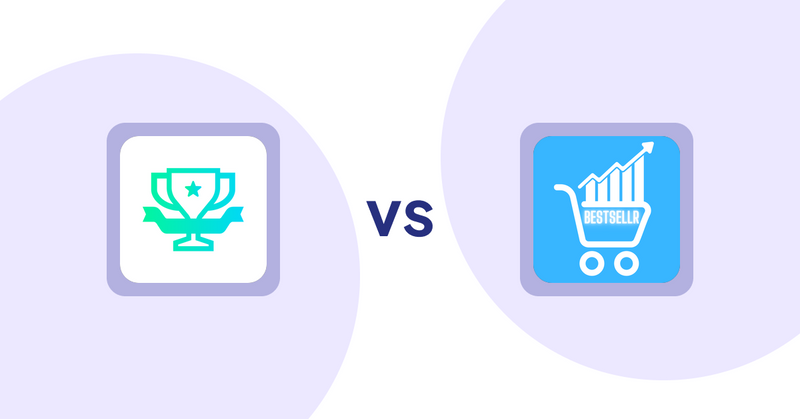 Shopify Product Display Apps: らくらくランキング表示アプリ｜リテリア Ranking vs Bestsellr