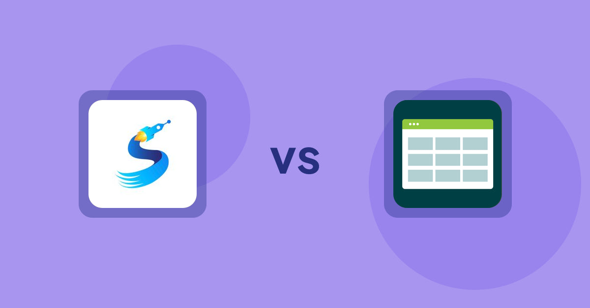 Shopify Product Display Apps: Sortimize Collection Sort vs. Product Table