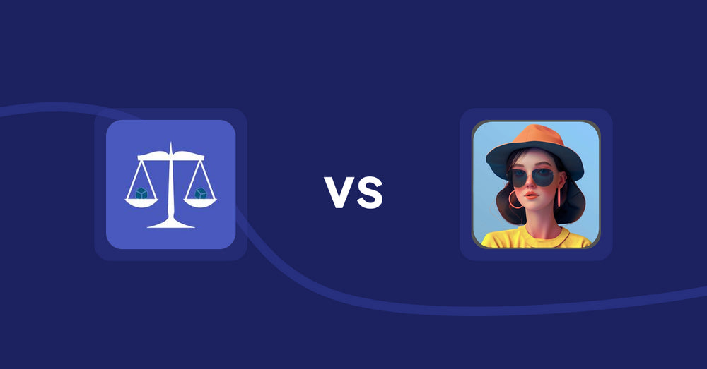 Shopify Product Display Apps: Equate ‑ Product Compare vs Fit it
