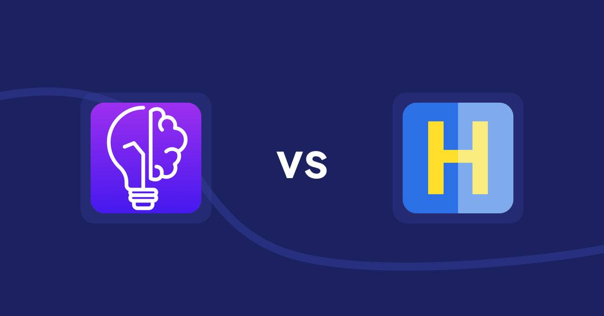 Shopify Product Display Apps: GoWise: AI Product Description vs HiVar: Hide Sold Out Variants
