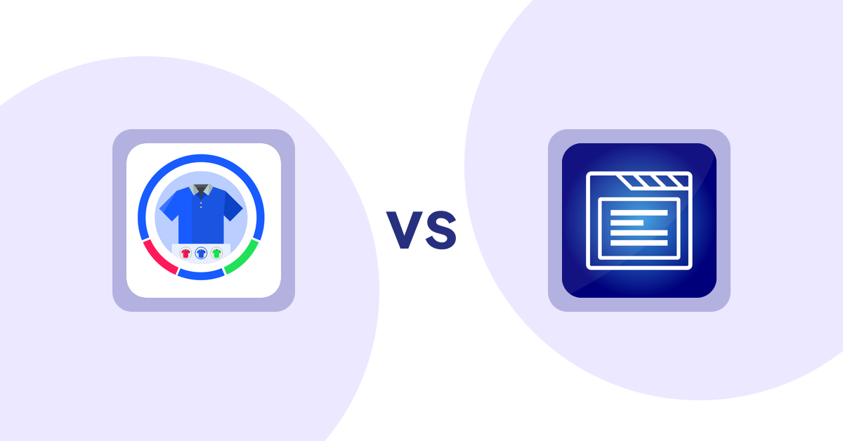 Shopify Product Display Apps: EVS ‑ Easy Variation Swatches vs My Tabs 2.0