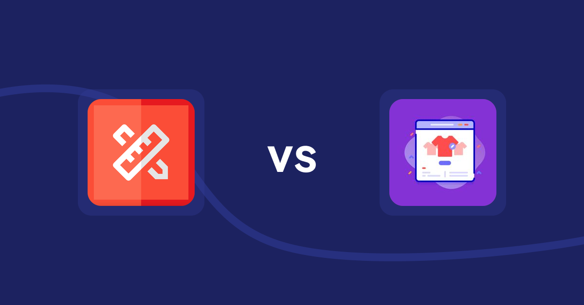 Shopify Product Display Apps: RT: Size Chart, Size Guide vs Variant Title Magic