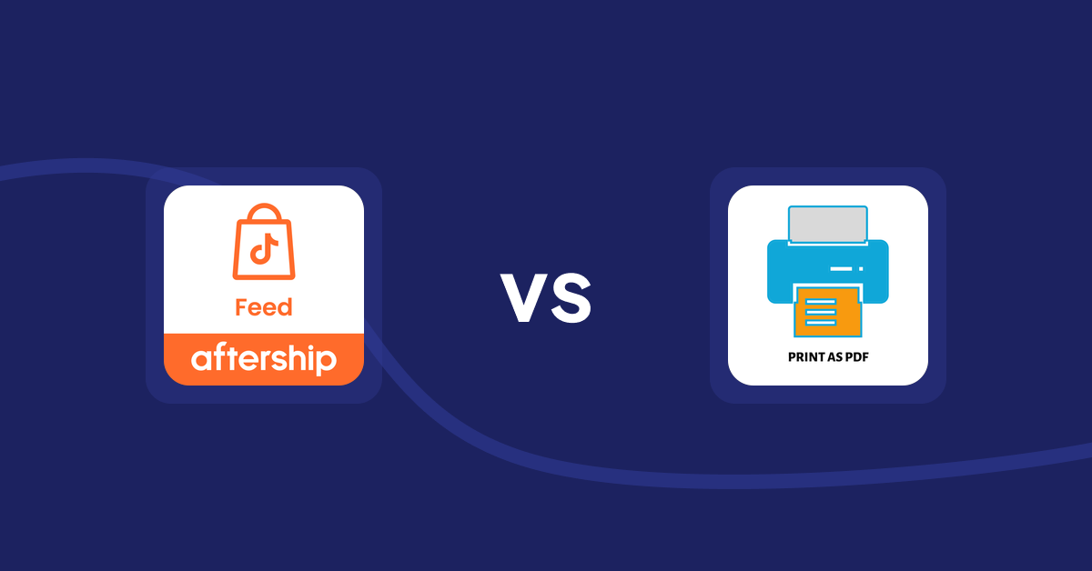 Shopify Product Display Apps: AfterShip Feed for TikTok Shop vs LitPDP ‑ Print as PDF