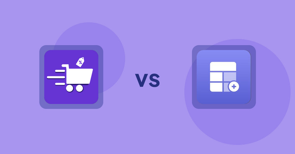 Shopify Product Display Apps: Cypher Bulk Order Page & Price vs Eazy Specification Tags Table