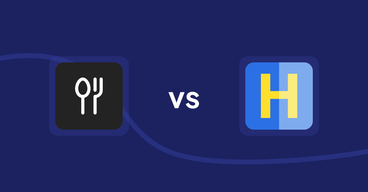 Shopify Product Display Apps: ServeUp ‑ Restaurant Menu vs HiVar: Hide Sold Out Variants
