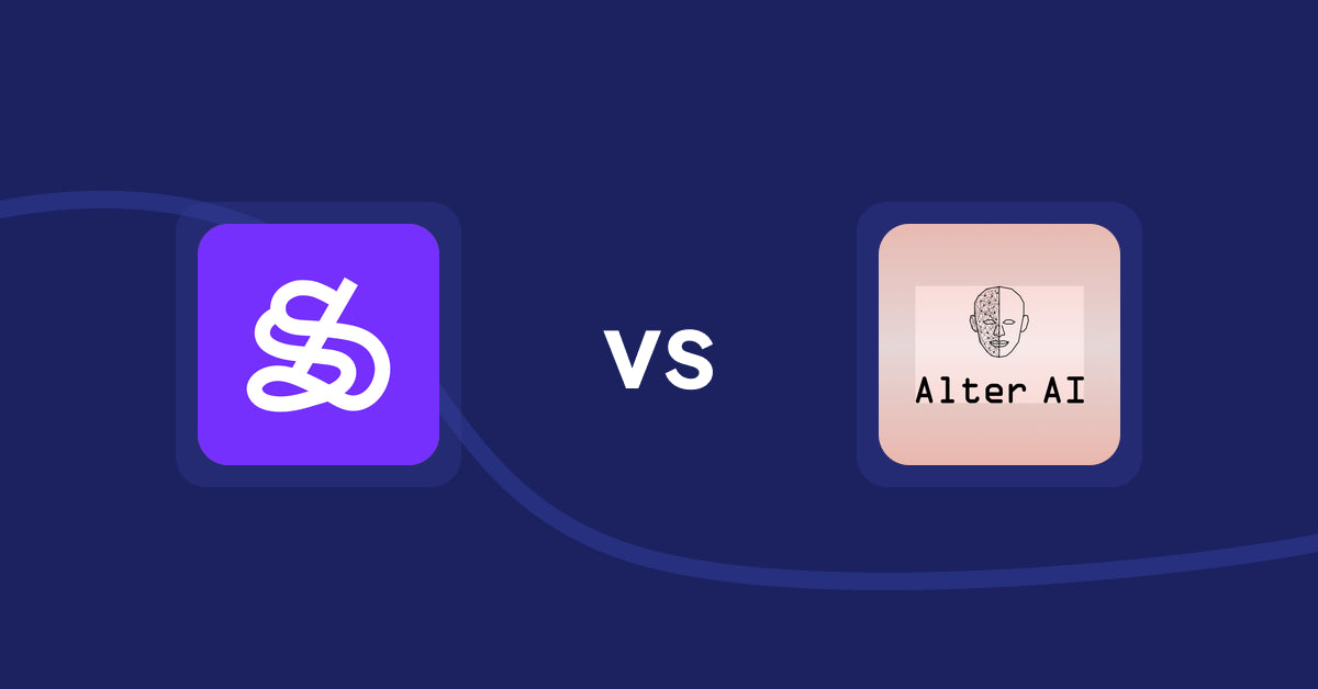 Shopify Product Display Apps: WeShop AI: Model & Product Photo vs. Alter AI Virtual Try-On