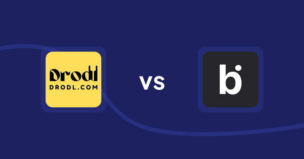 Shopify Product Display Apps: Drodl: Hide SoldOut Products vs. bitAI: Advance Sort Collection