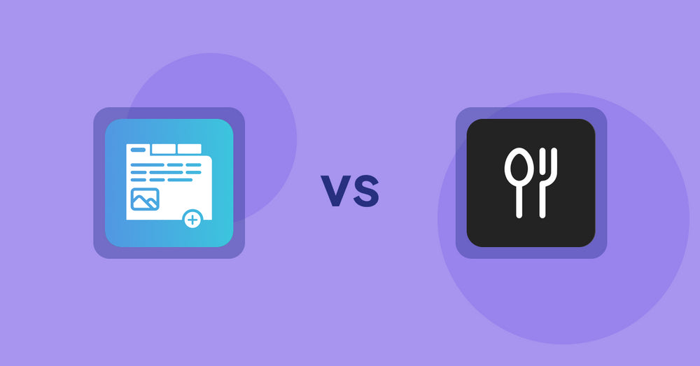 Shopify Product Display Apps: Advanced Product Tabs vs ServeUp ‑ Restaurant Menu