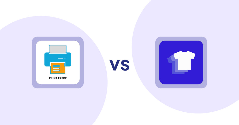 Shopify Product Display Apps: LitPDP ‑ Print as PDF vs. Xpander