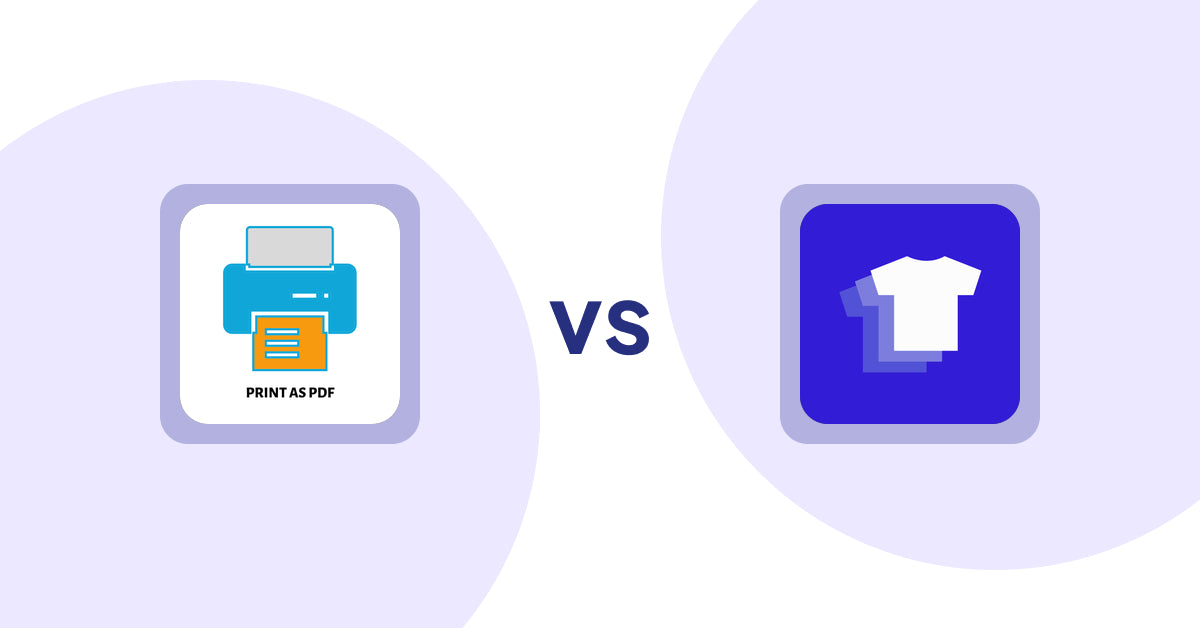 Shopify Product Display Apps: LitPDP ‑ Print as PDF vs. Xpander
