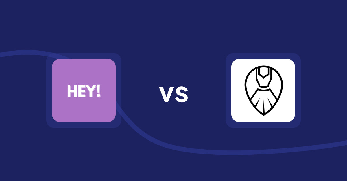 Shopify Product Display Apps: Hey! Product Page Banner & Text vs AI Stylist