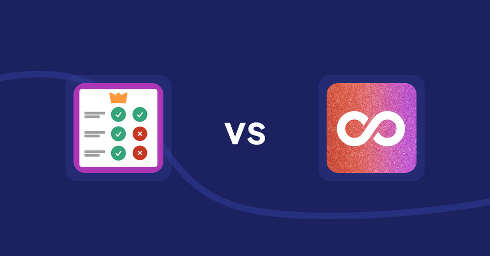 Shopify Product display Apps: Pretty Comparison Tables vs Infinite Scroll Pro