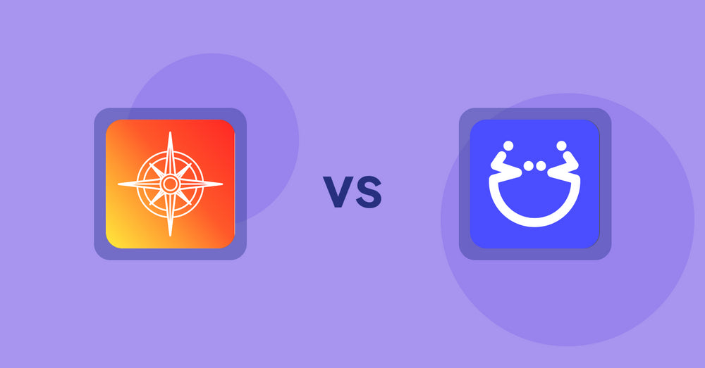 Shopify Product Display Apps: Compass Navigation vs. Pasilobus Wishlist Supply List