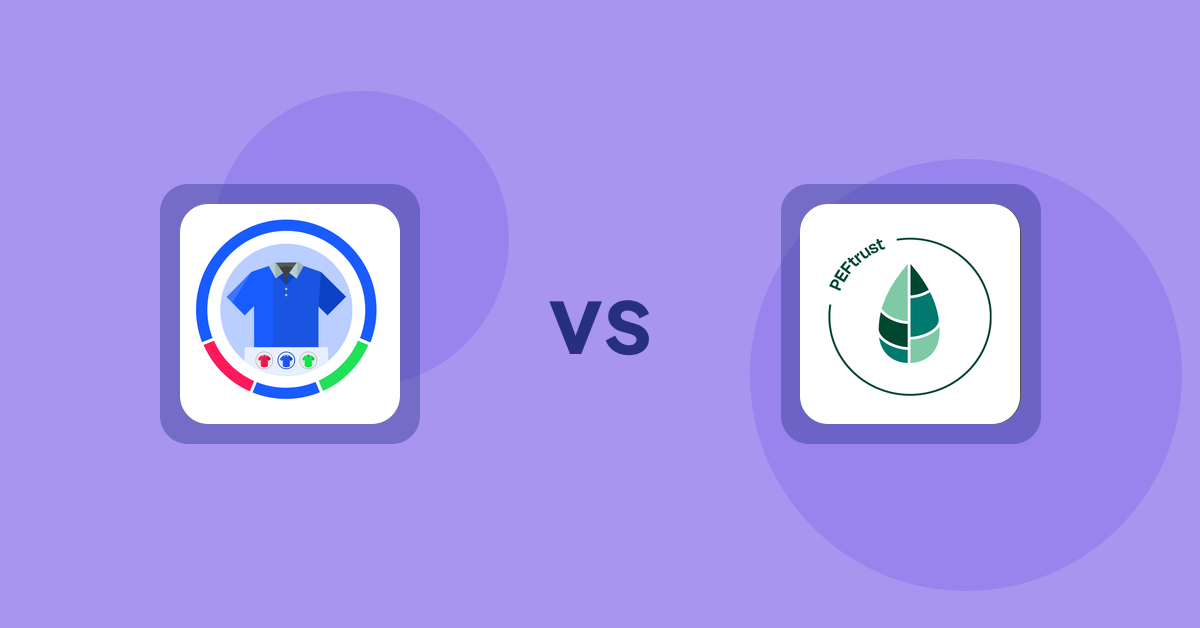 Shopify Product Display Apps: EVS - Easy Variation Swatches vs Peftrust